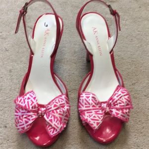 Size 6 pink Anne Klein high heels